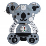 Manipulačná doska Activity board Koala sivá Foxy Family 75cm x 62cm